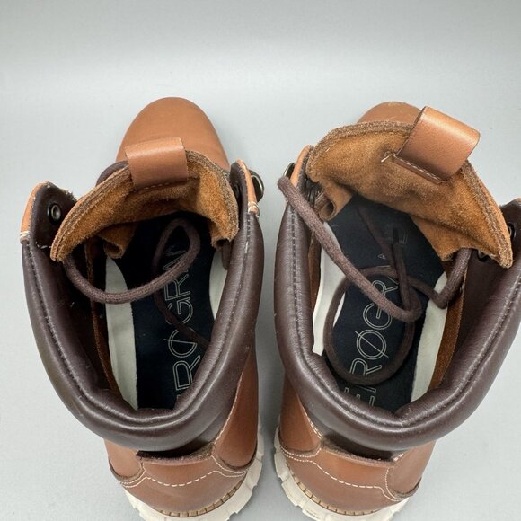 Cole Haan ZeroGrand Water Resistant Hiker Boots Woodbury Brown C25555 Mens 9.5W - Picture 7 of 9